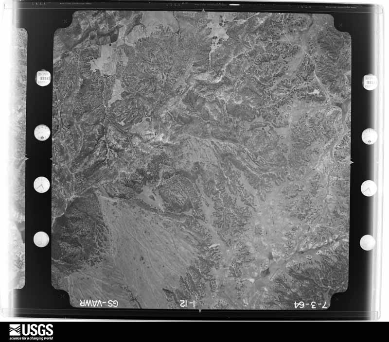 U.S. Geological Survey aerial photograph, 1964-07-03, scale 1:32000