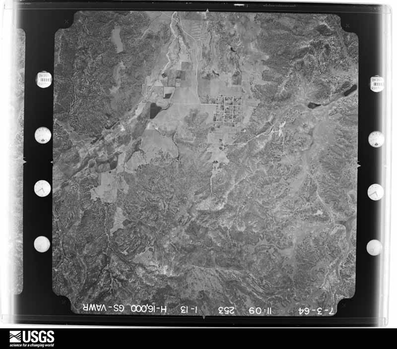 U.S. Geological Survey aerial photograph, 1964-07-03, scale 1:32000
