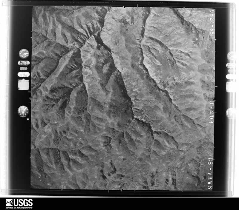 U.S. Geological Survey aerial photograph, 1965-10-09, scale 1:36000