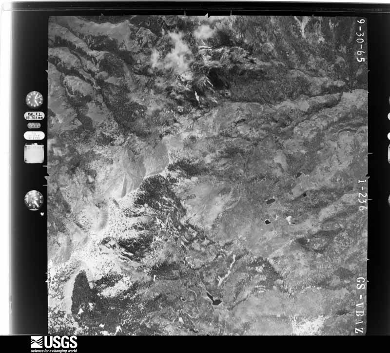 U.S. Geological Survey aerial photograph, 1965-09-30, scale 1:36000