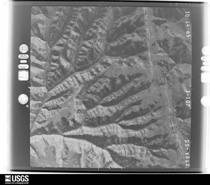 U.S. Geological Survey aerial photograph, 1965-10-22, scale 1:34000