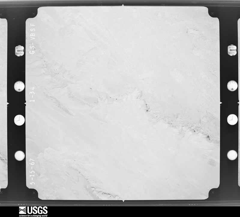 U.S. Geological Survey aerial photograph, 1967-05-15, scale 1:33000