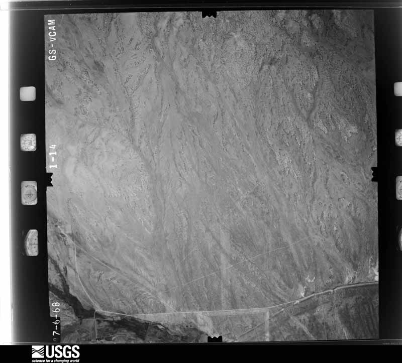 U.S. Geological Survey aerial photograph, 1968-07-06, scale 1:24000