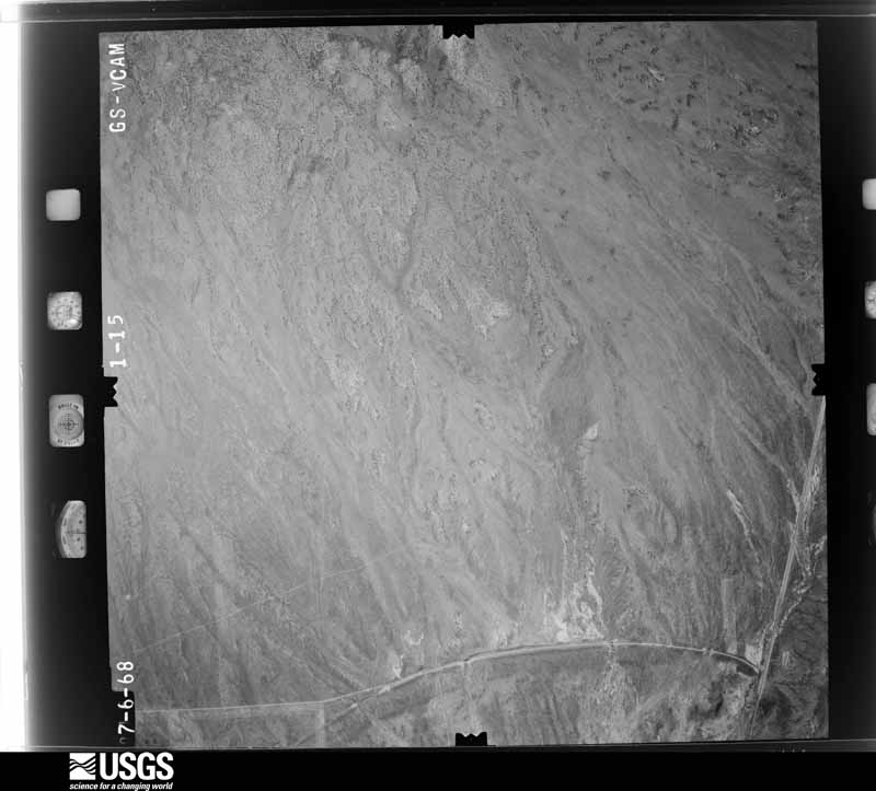 U.S. Geological Survey aerial photograph, 1968-07-06, scale 1:24000