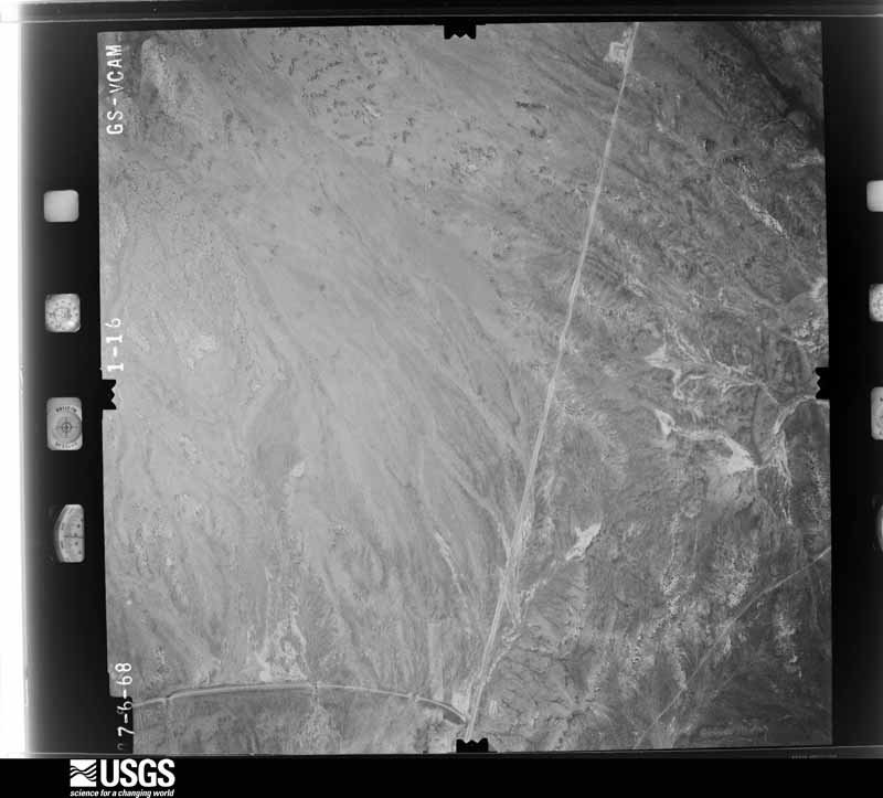 U.S. Geological Survey aerial photograph, 1968-07-06, scale 1:24000