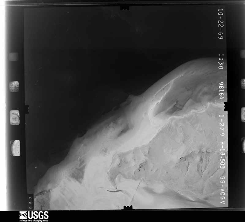 U.S. Geological Survey aerial photograph, 1969-10-22, scale 1:37000