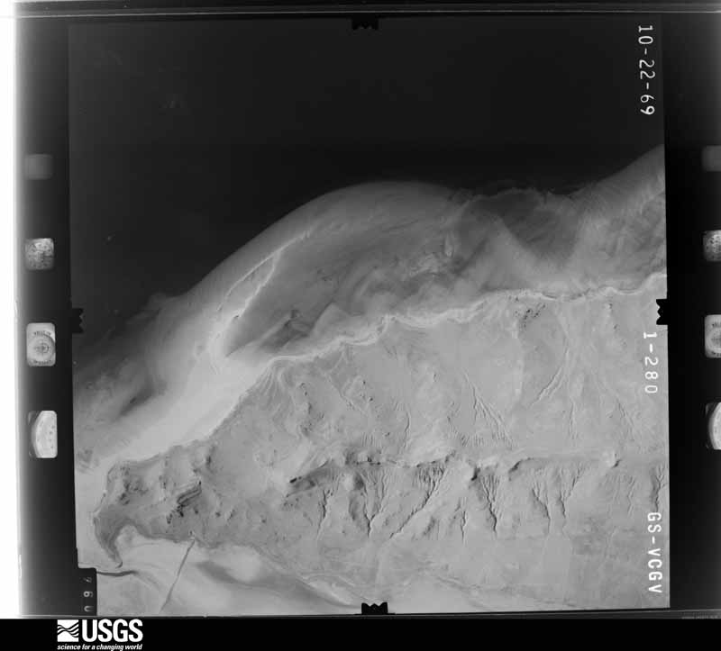 U.S. Geological Survey aerial photograph, 1969-10-22, scale 1:37000