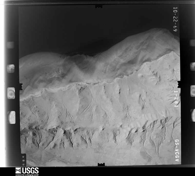 U.S. Geological Survey aerial photograph, 1969-10-22, scale 1:37000