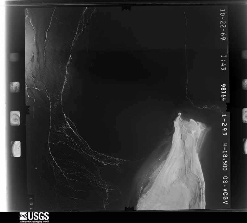 U.S. Geological Survey aerial photograph, 1969-10-22, scale 1:37000