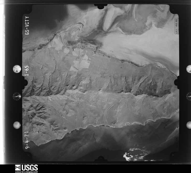 U.S. Geological Survey aerial photograph, 1971-09-04, scale 1:48000
