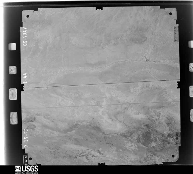 U.S. Geological Survey aerial photograph, 1972-09-15, scale 1:18400