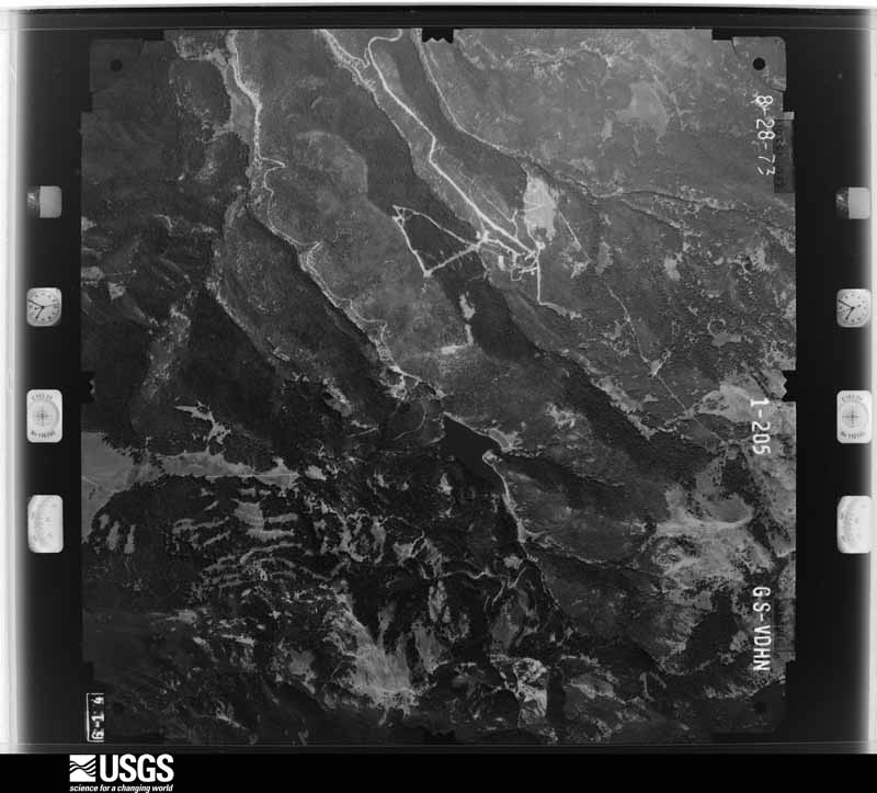 U.S. Geological Survey aerial photograph, 1973-08-28, scale 1:32800
