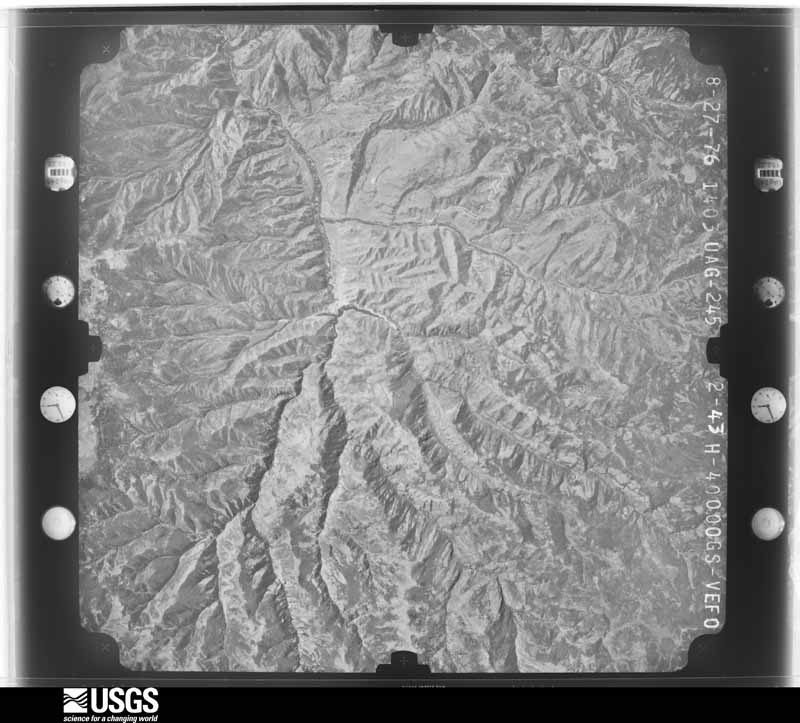 U.S. Geological Survey aerial photograph, 1976-09-29, scale 1:80000