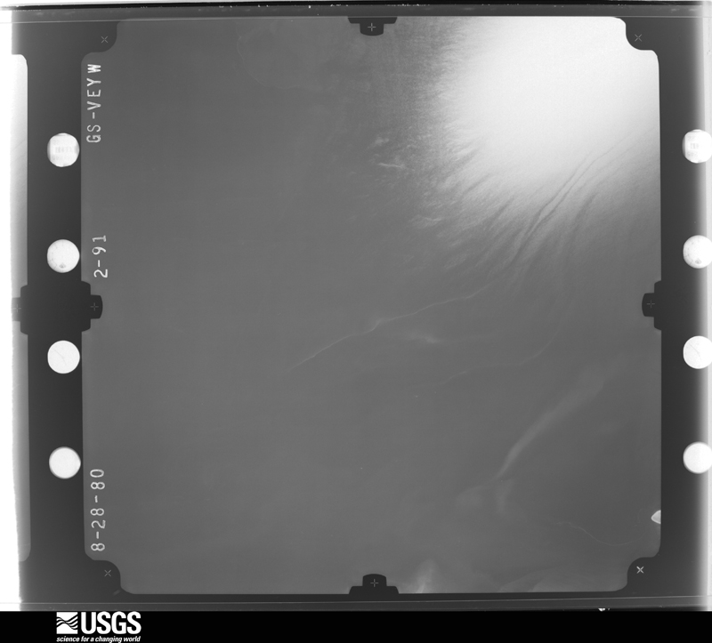 U.S. Geological Survey aerial photograph, 1980-08-28, scale 1:80000