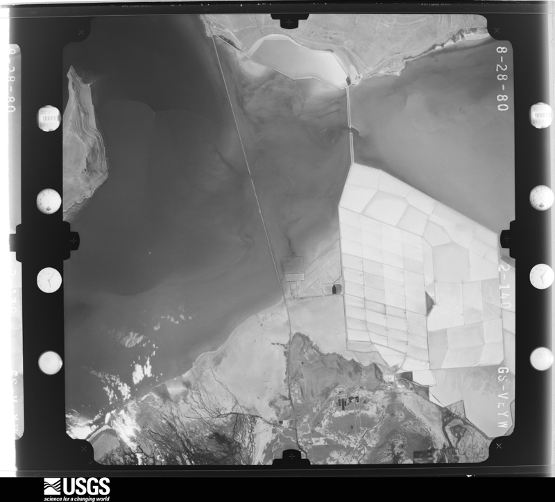 U.S. Geological Survey aerial photograph, 1980-08-28, scale 1:80000