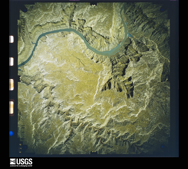 U.S. Geological Survey aerial photograph, 1981-06-06, scale 1:34400