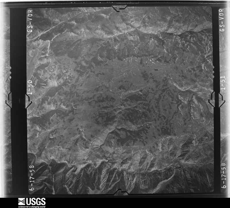 U.S. Geological Survey aerial photograph, 1958-06-30, scale 1:48000