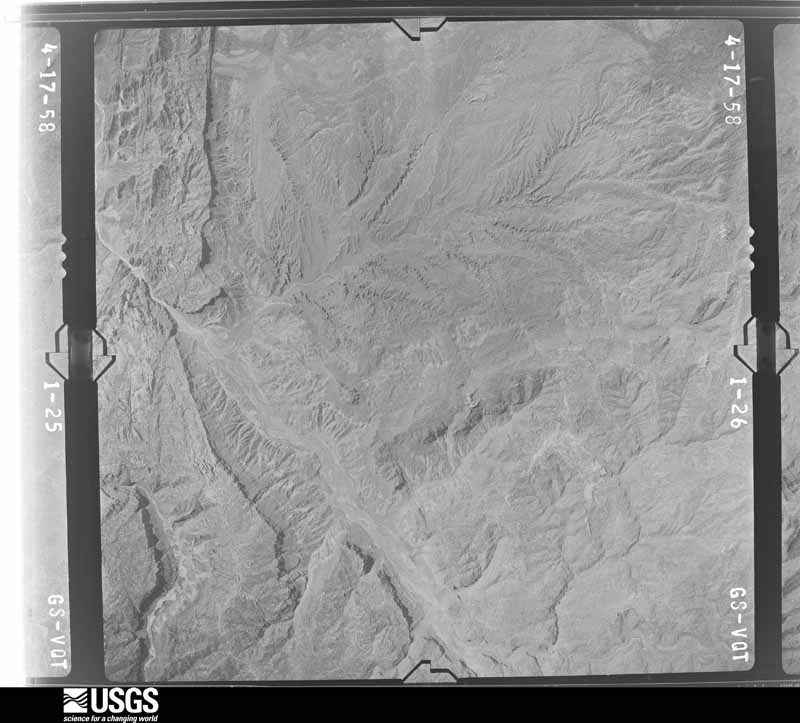 U.S. Geological Survey aerial photograph, 1958-06-29, scale 1:49000