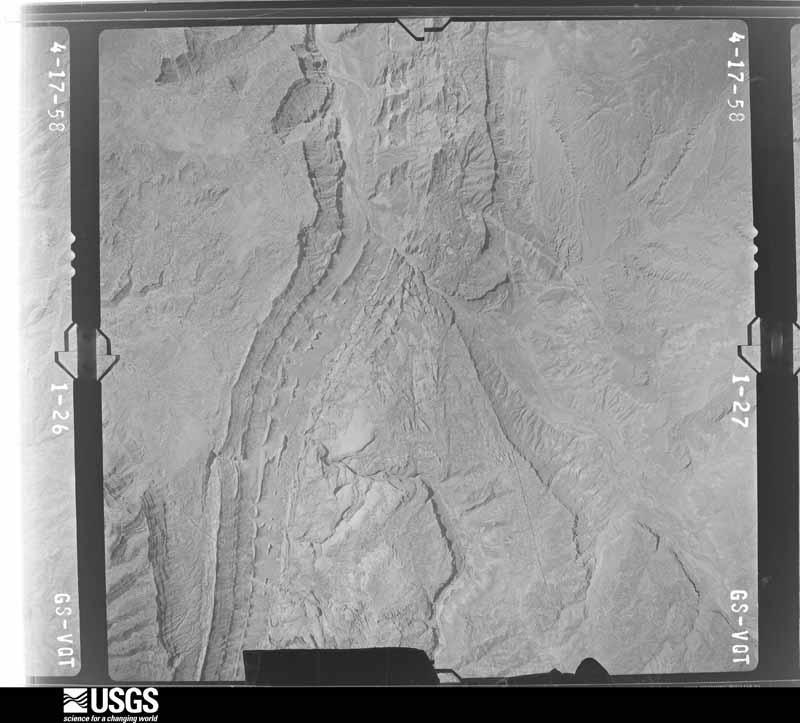 U.S. Geological Survey aerial photograph, 1958-06-29, scale 1:49000
