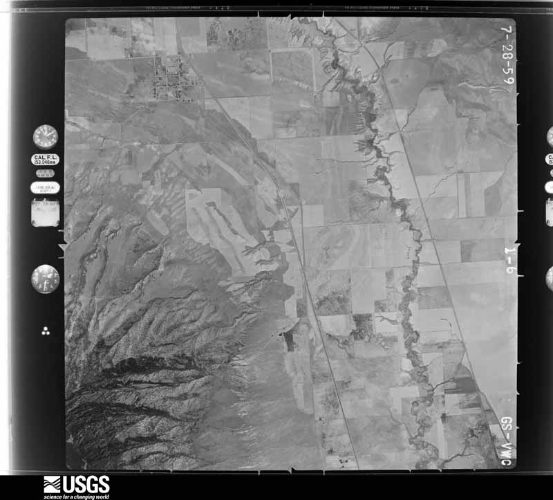 U.S. Geological Survey aerial photograph, 1959-08-30, scale 1:33200