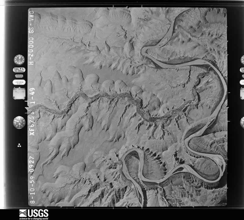 U.S. Geological Survey aerial photograph, 1959-08-30, scale 1:40000