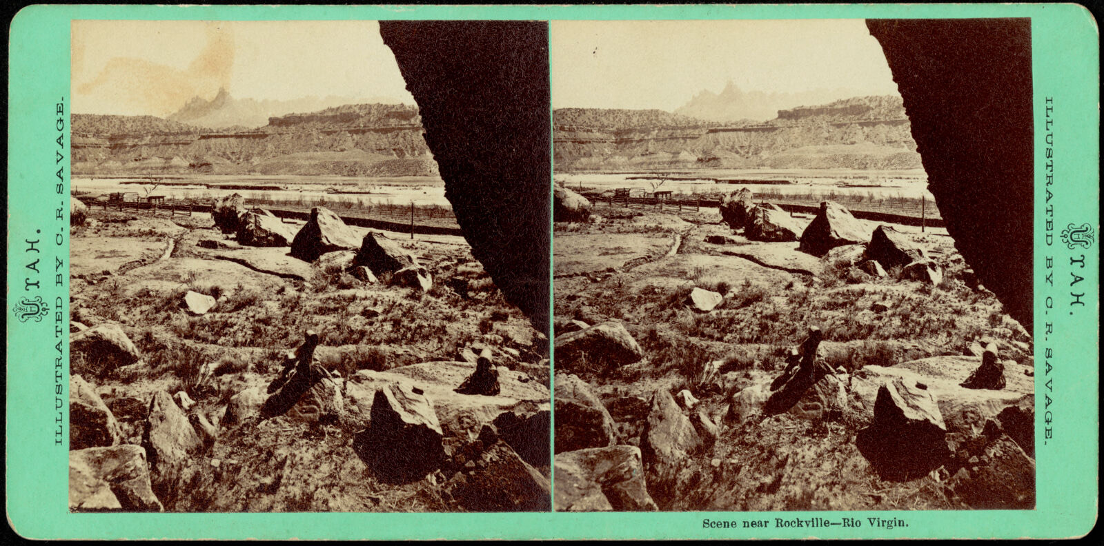 Scene near Rockville - Rio Virgin, Boston Public Library - undated
