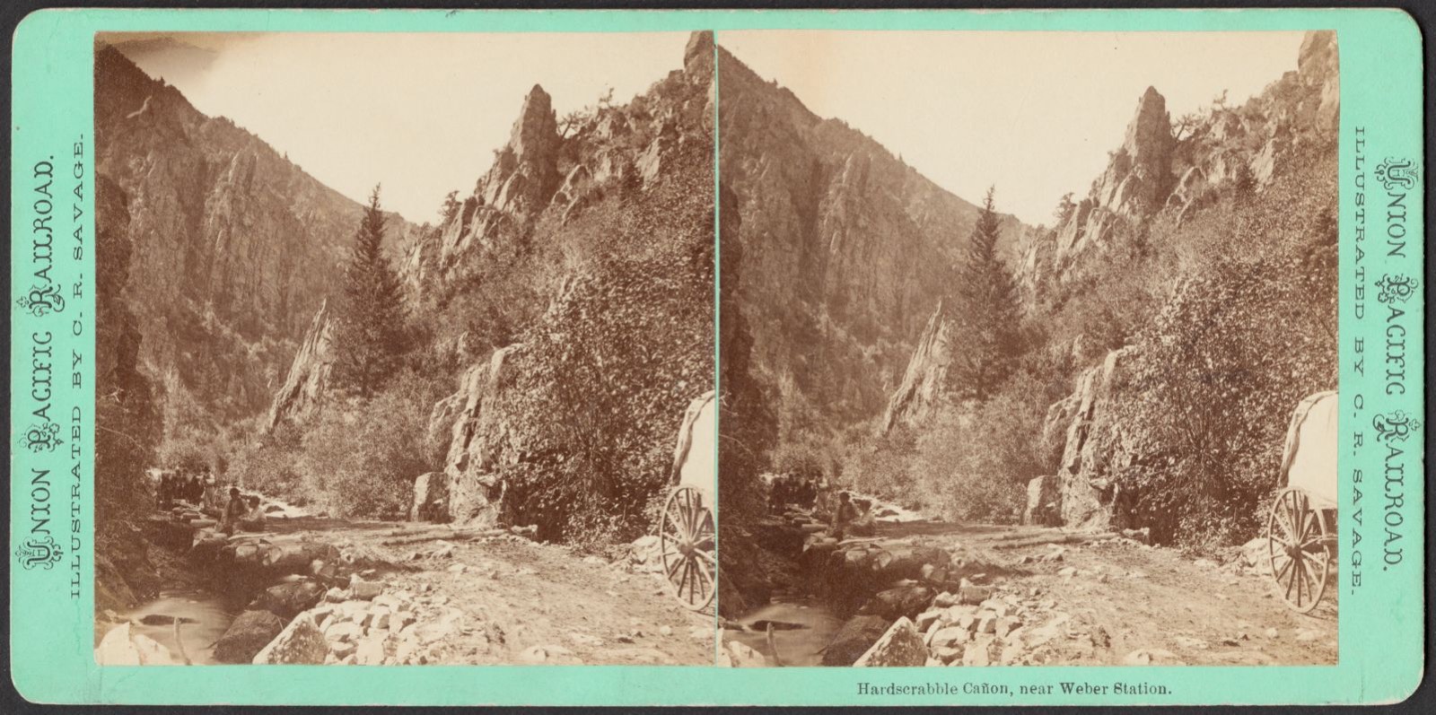 Hardscrabble Cañon, near Weber Station, Boston Public Library - undated