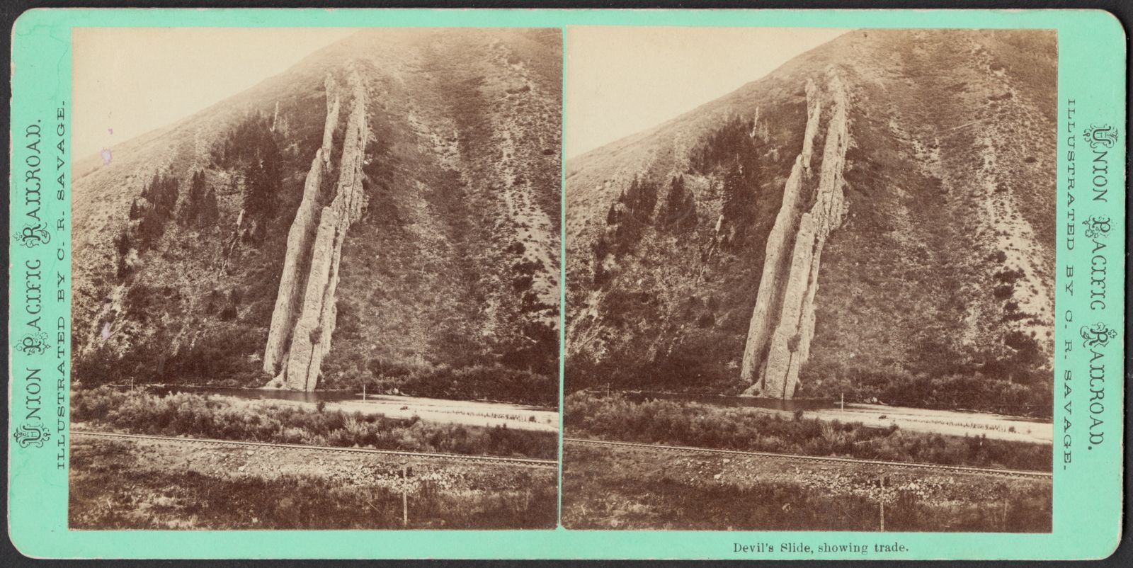 Devil's Slide, showing trade, Boston Public Library - undated