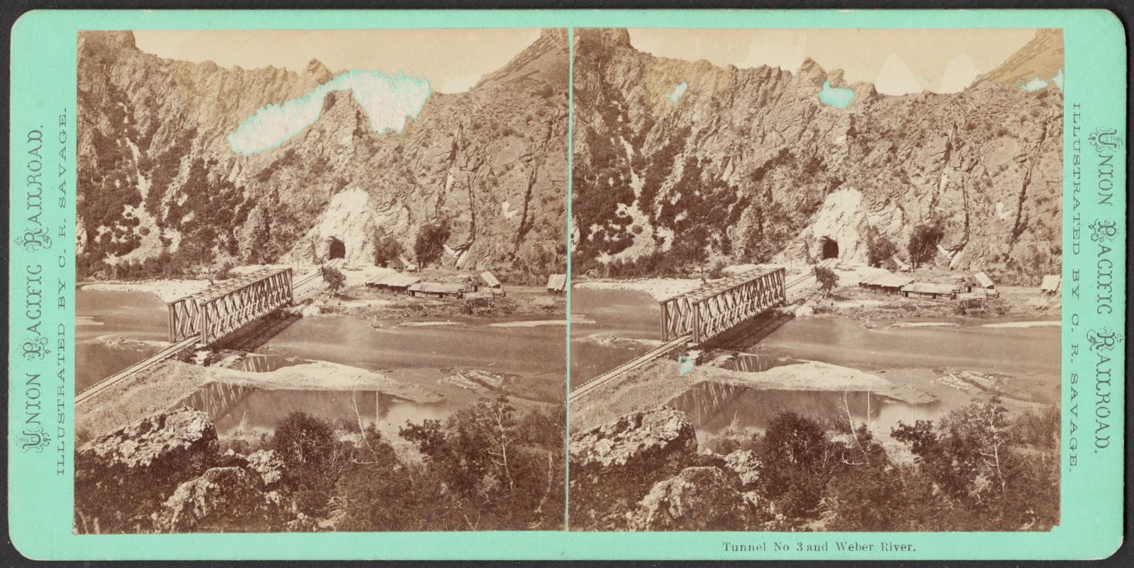 Tunnel No 3 and Weber River, Boston Public Library - undated