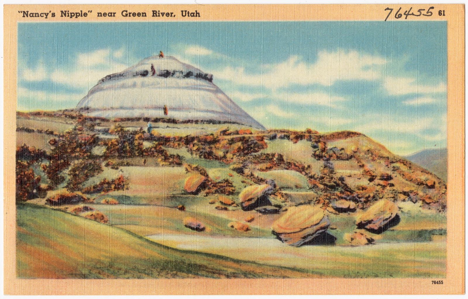"Nancy's Nipple" near Green River, Utah, Boston Public Library - undated