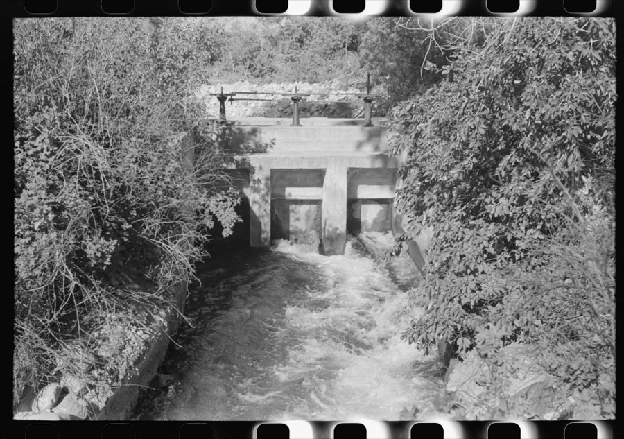Irrigation ditch on the Logan River, Cache County, Utah