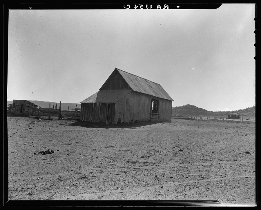 Typical barn on the edge of town. Escalante, Utah