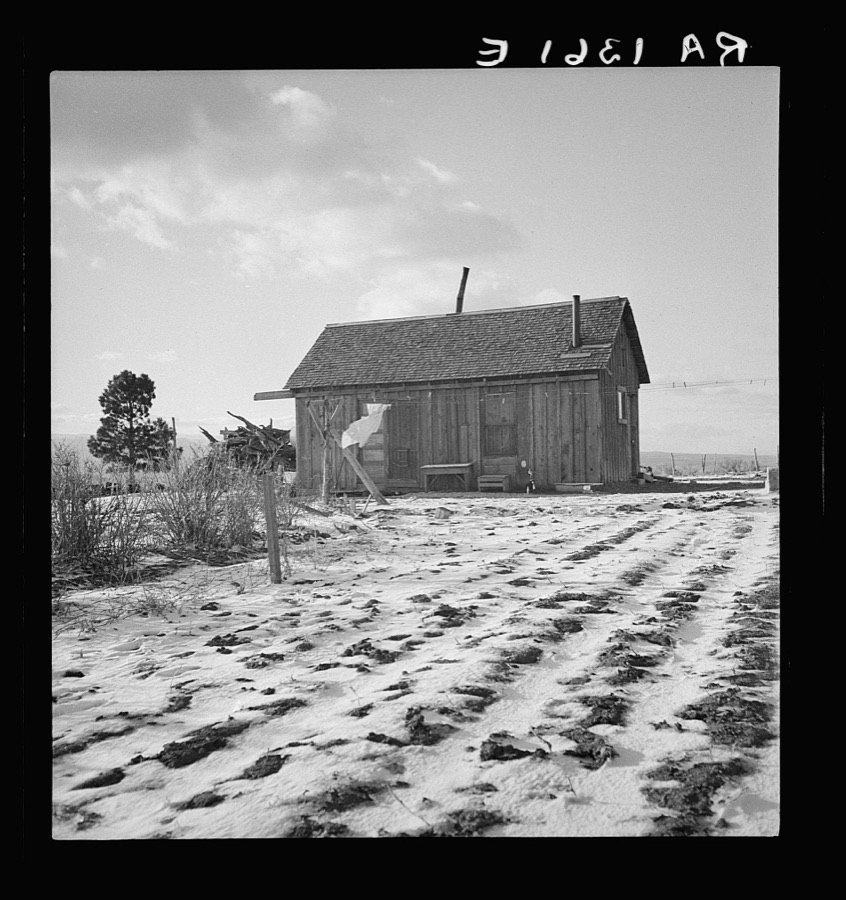 Widtsoe farm home. Resettlement Administration purchase. Utah