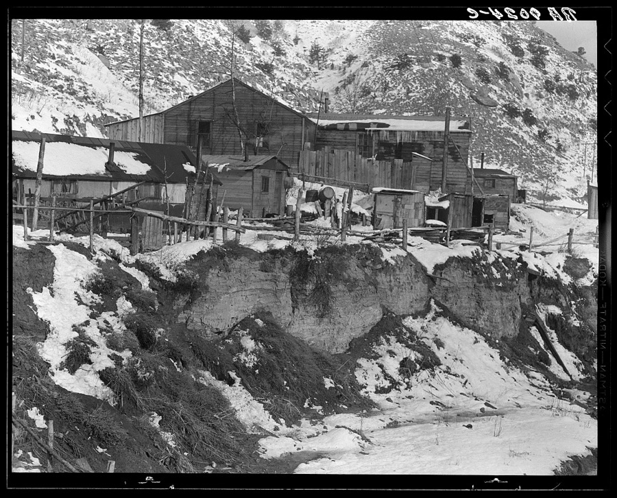 Blue Blaze mine, coal town, company houses. Consumers, near Price, Utah