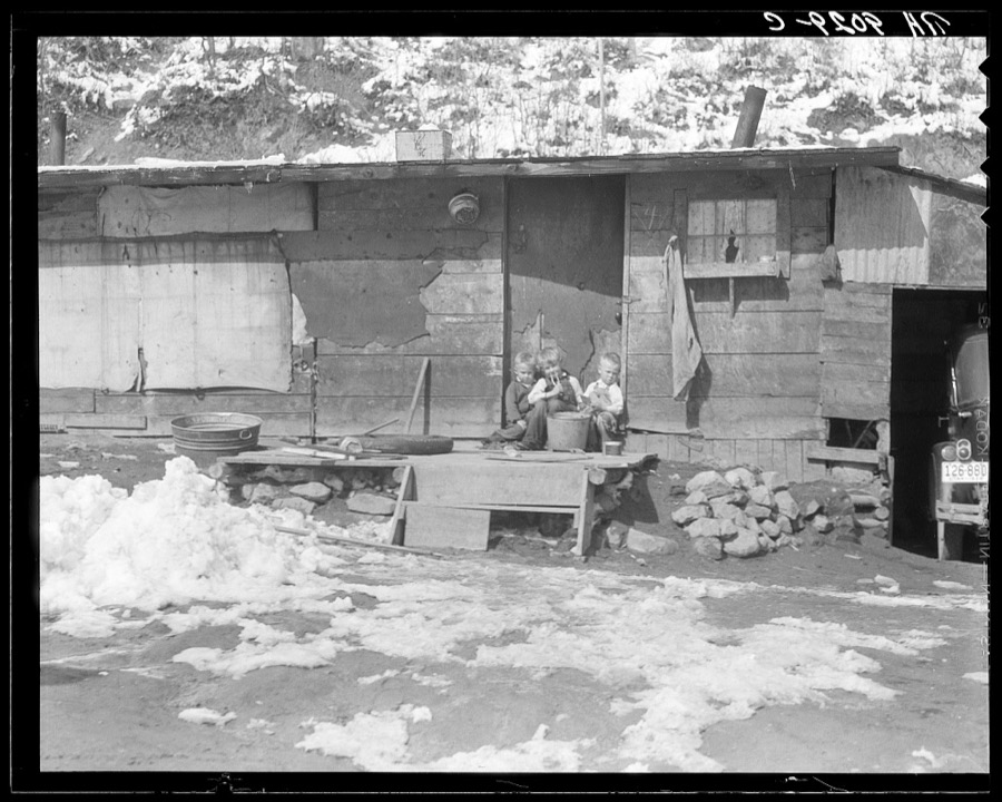 Miner's shack. Blue Blaze coal mine. Consumers, near Price, Utah