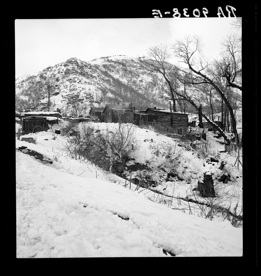 Consumers, near Price, Utah. Company housing in coal town