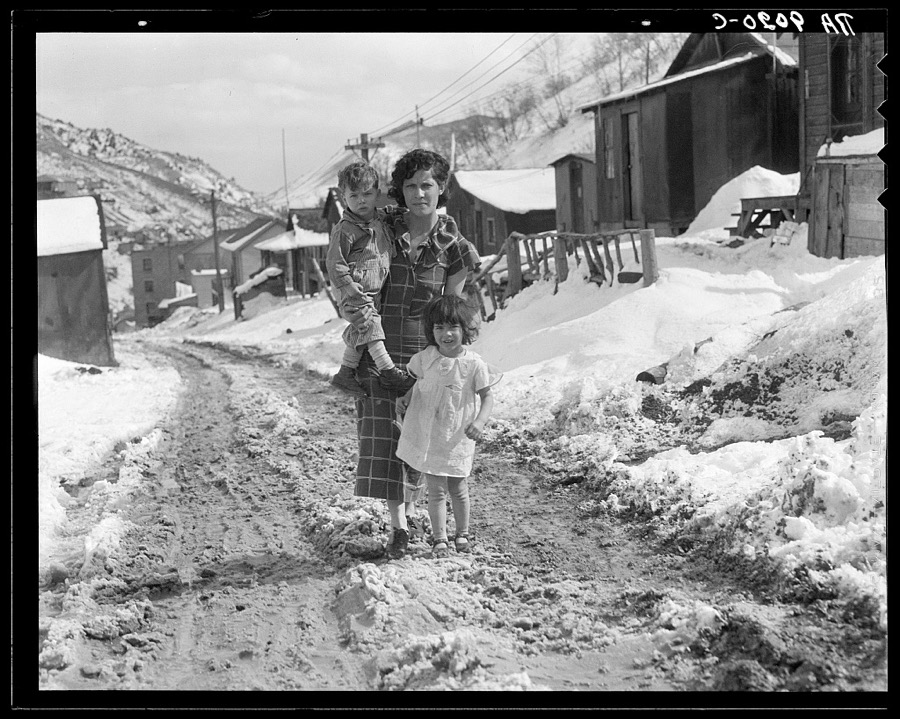Main street, Utah coal town. Consumers, near Price, Utah