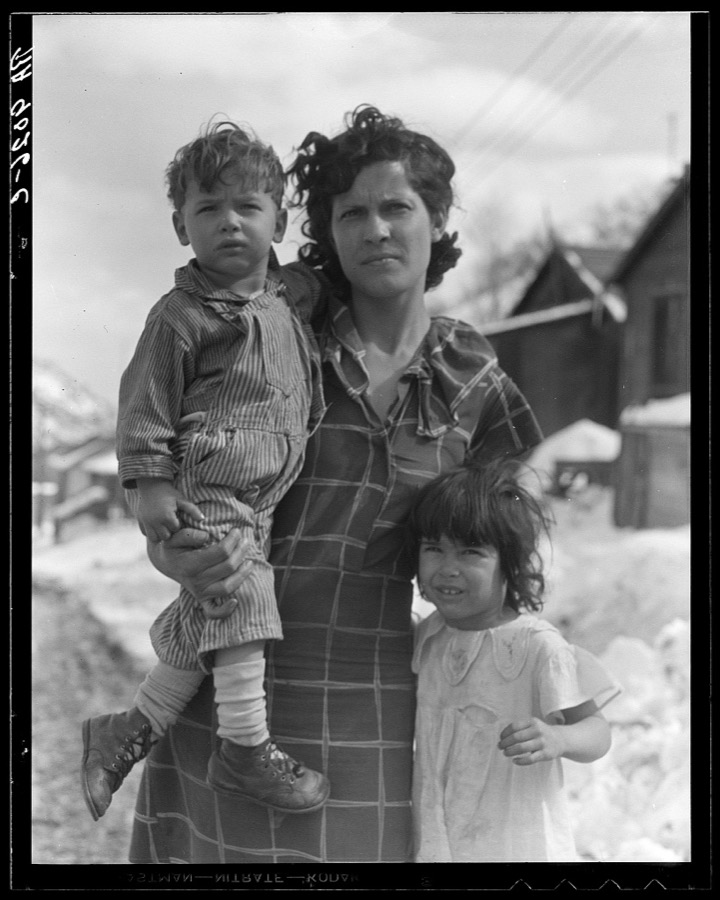 Home and family of a Utah coal miner. Consumers, near Price, Utah