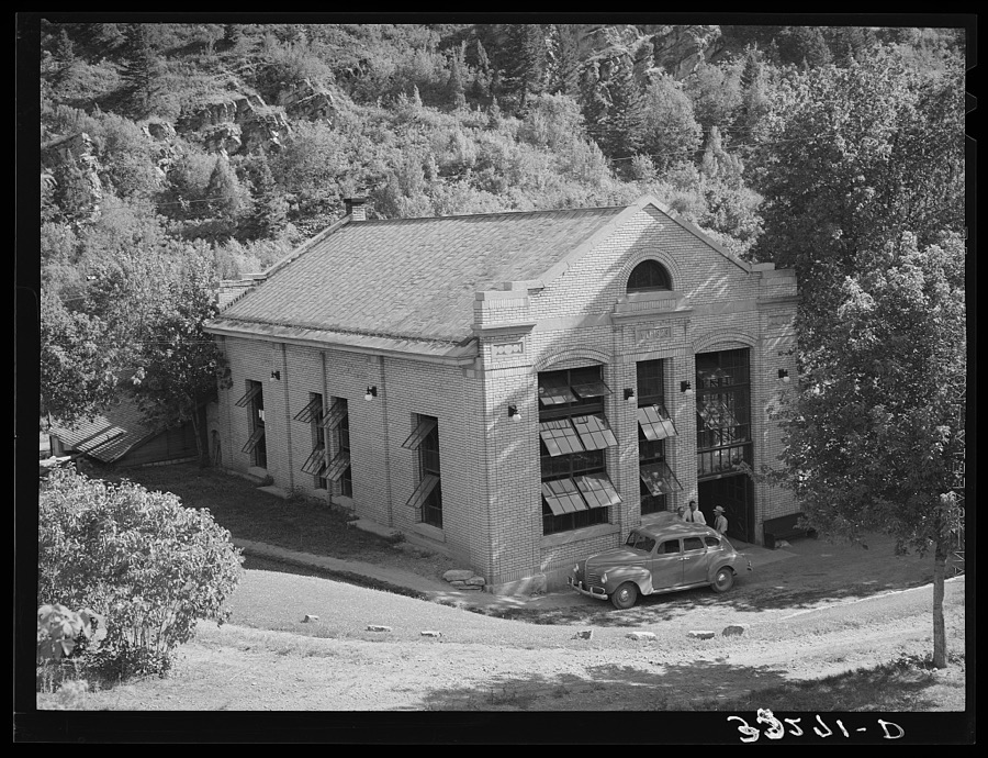 Plant of Logan City, Utah. Hydroelectric power