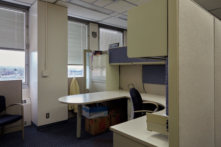 Office, James V. Hansen Federal Building, originally the Federal Building United States Court House, is constructed in the Modernist style is a six story structure located at the northeast corner of Grant Ave. and 25th St in Ogden, Utah
