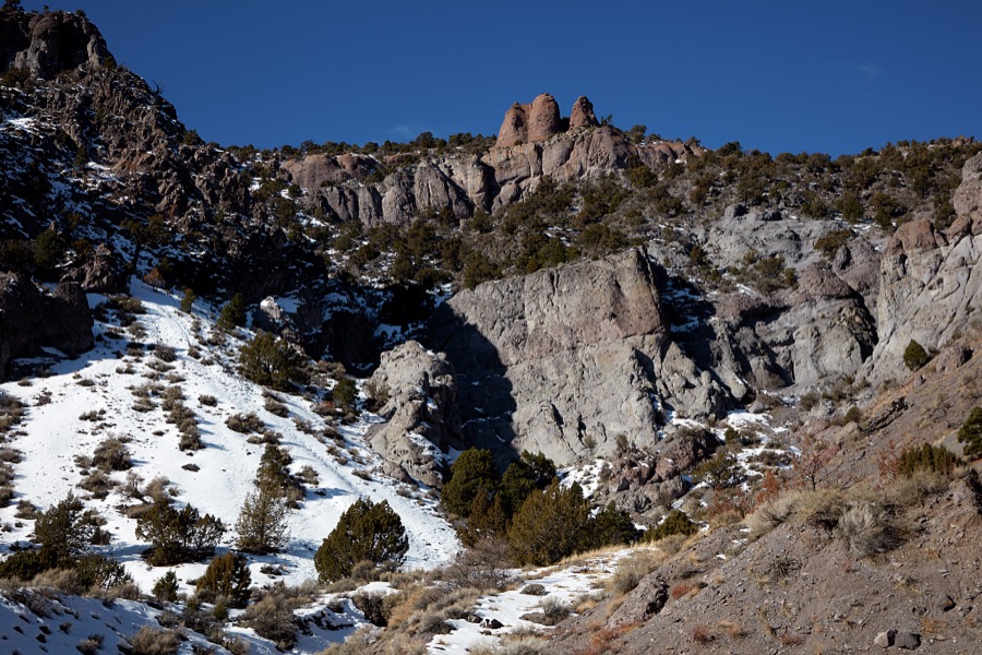 Scene above the Sevier River near the town of Sevier in the western U.S. state of Utah