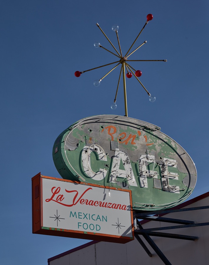 If this sign is the judge, the very old Ben's Cafe has become the somewhat new Veracruzana Mexican restaurant in Moab, the gateway city to the stunning red-rock formations of Arches and Canyonlands national parks and other archeologically rich areas near the Colorado border in the western U.S. state of Utah