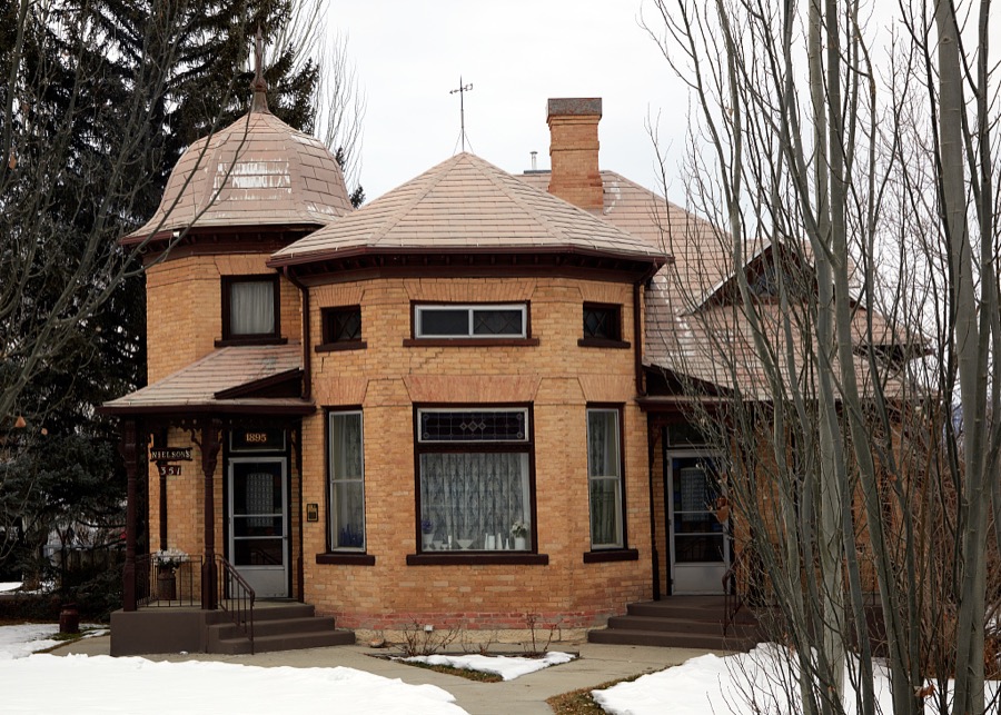 The Johnson-Neilson House, completed in 1895 in the city of Ephraim (pronounced "EEF-rum) in Utah's Sanpete Valley, sometimes called "Little Denmark" after the large number of Scandinavian (especially Danish) newcomers who settled there