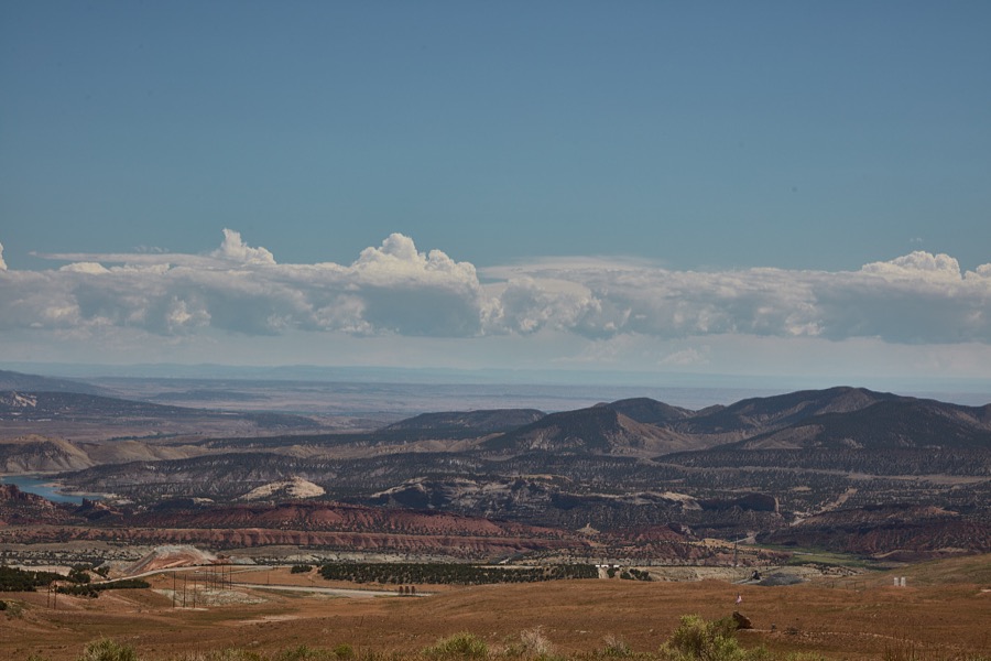 Mining operation in the rugged Uinta Mountains of Uintah County near the Colorado border in northeast Utah