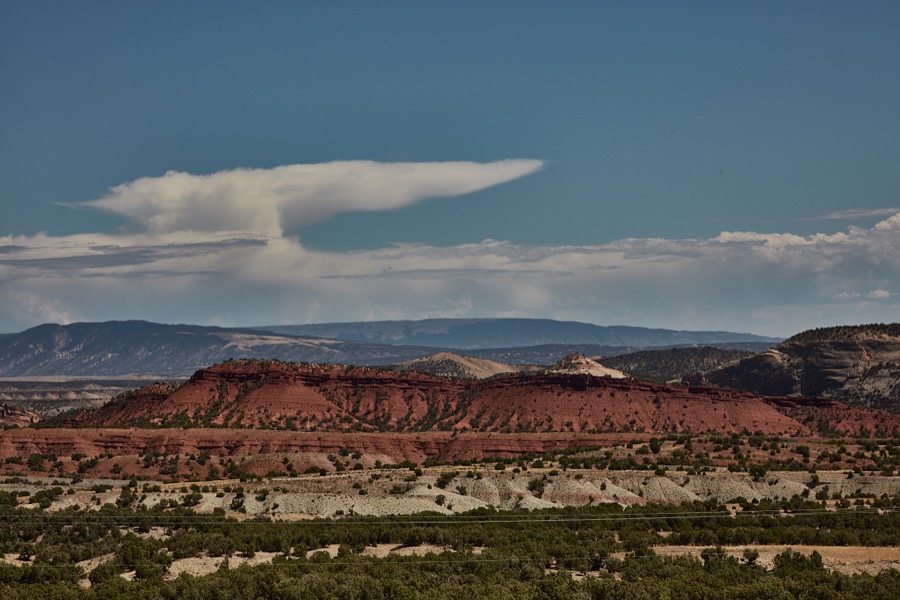 Red rocks dominate in the rugged Uinta Mountains of Uintah County near the Colorado border in northeast Utah, but the coloration will turn to caramel a few miles ahead