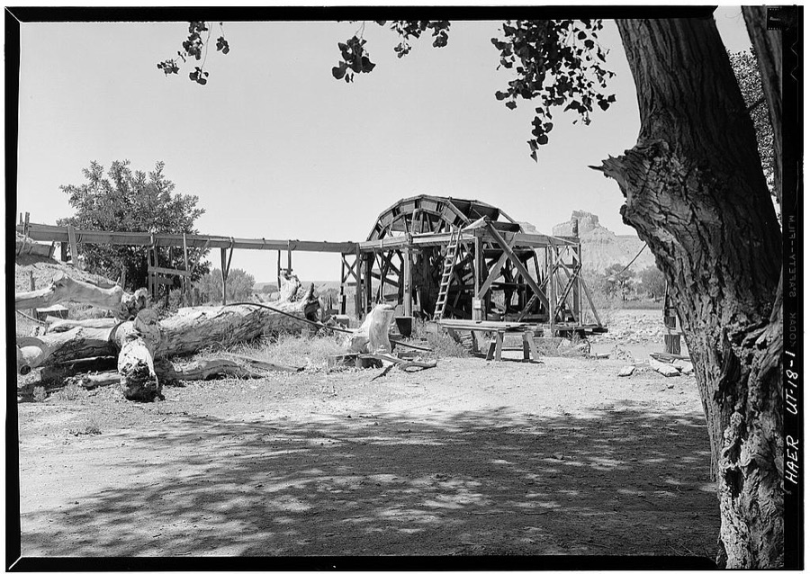 Irrigation Water Wheel, Hastings Ranch, Green River, Emery County, UT