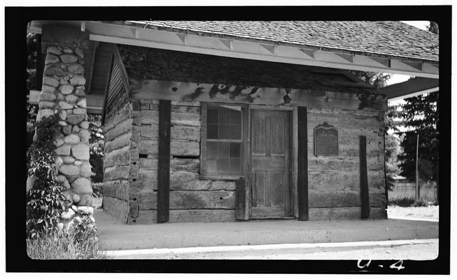 George Lamar Wood Cabin, City Park (moved from original location), Cedar City, Iron County, UT