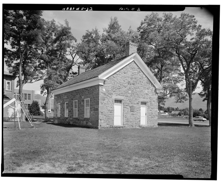 Rock Schoolhouse, First West & First South Streets, Fillmore, Millard County, UT