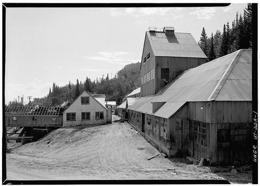 Silver King Mining Company, Mineshaft & Main Hoist, Woodside Gulch, Park City, Summit County, UT