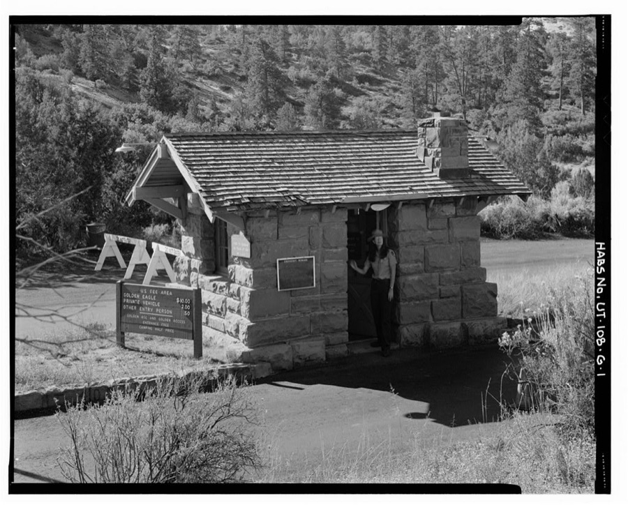 Zion National Park, East Entrance Checking Station, Springdale, Washington County, UT